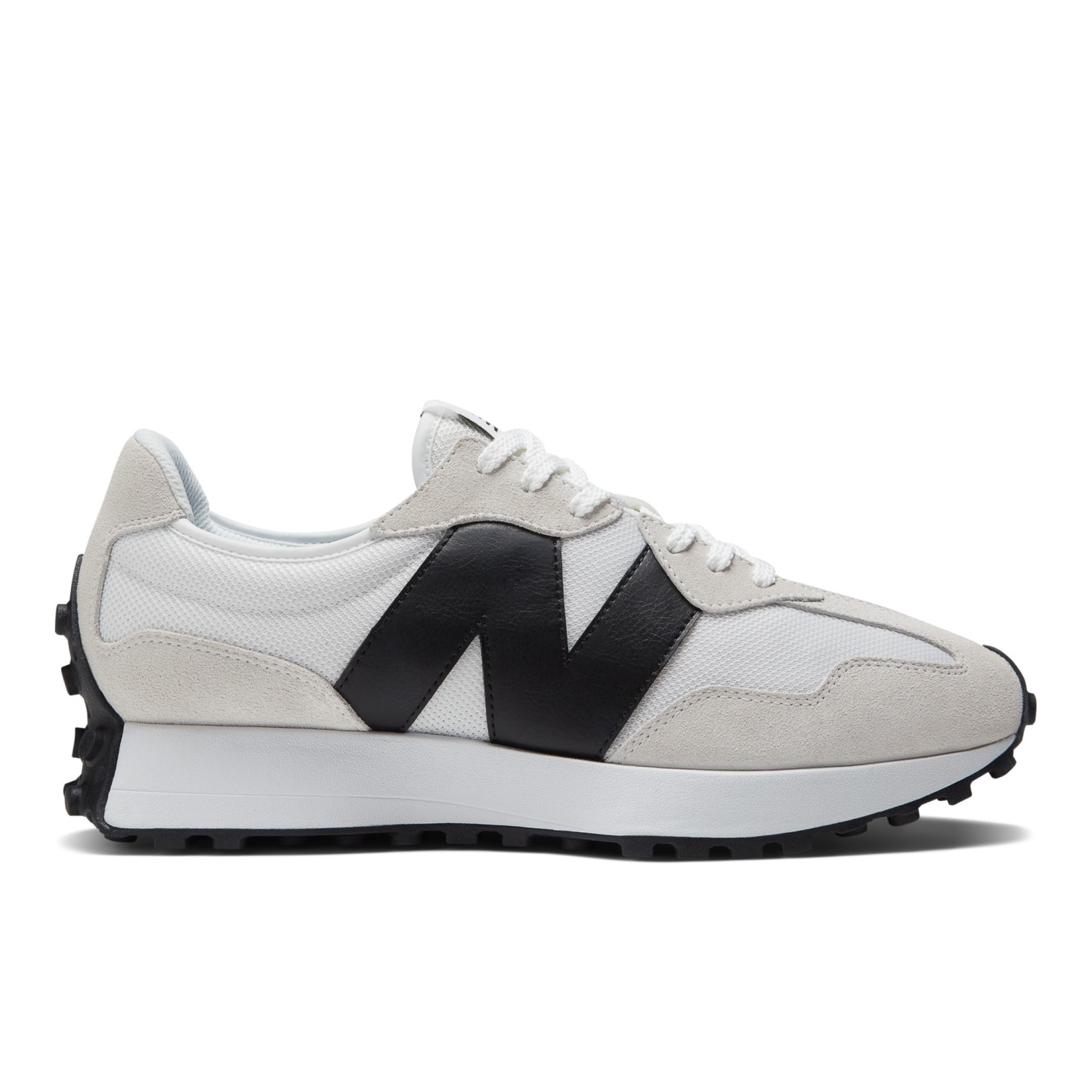 327 – WHITE with BLACK