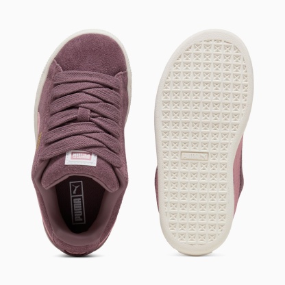 Suede XL Kids' Sneakers – Rich Cocoa-Dusky Rosewood