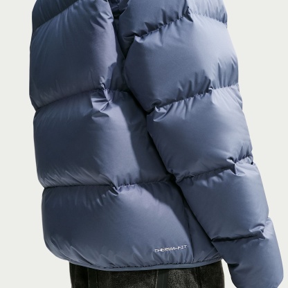 Nike Sportswear Club Men's Therma-FIT Down Puffer Jacket – Diffused Blue/White
