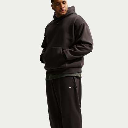 Nike Solo Fleece Men's Cuffed Trousers – Velvet Brown/Sail
