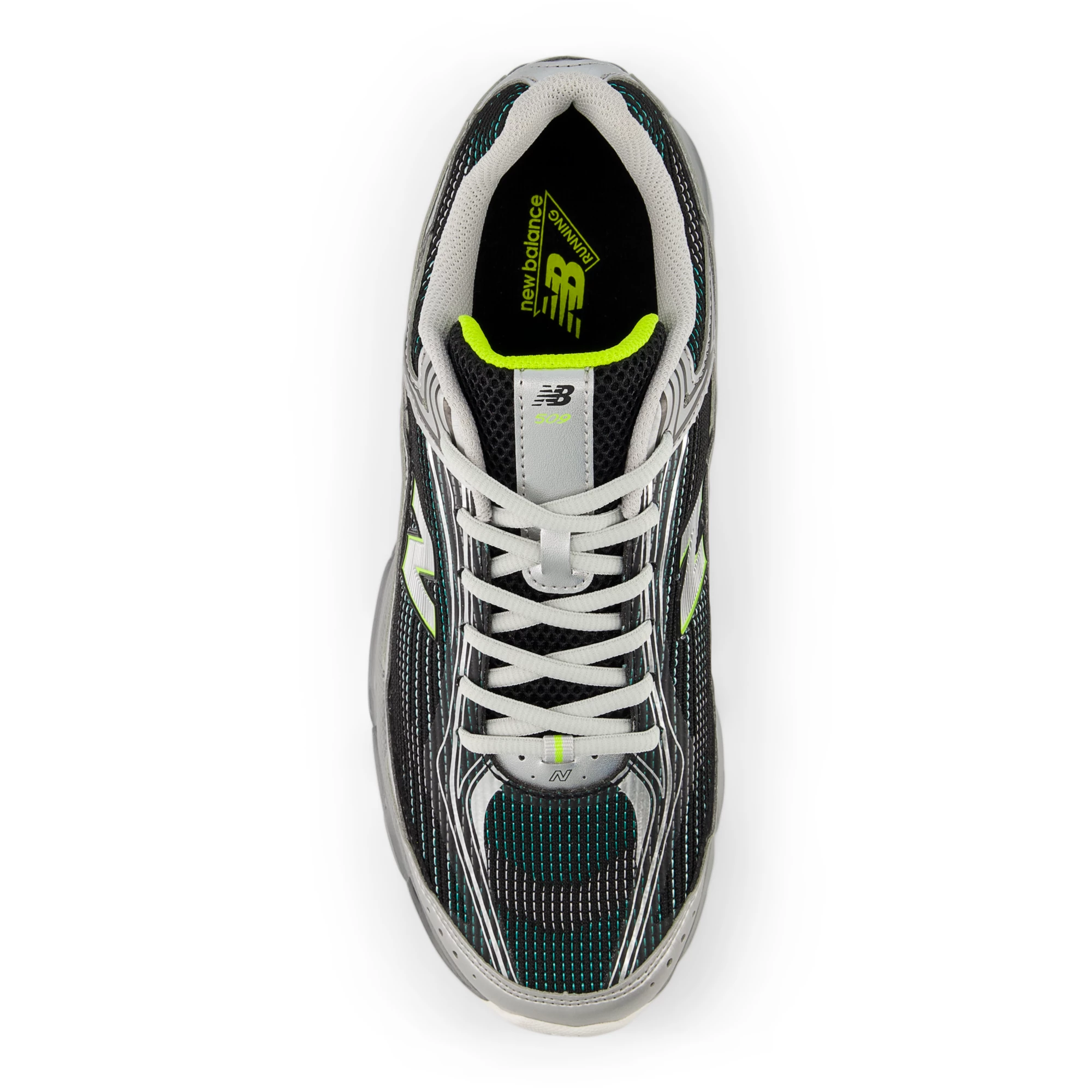 509 – SILVER METALLIC with DEEP END and ALKALINE GREEN