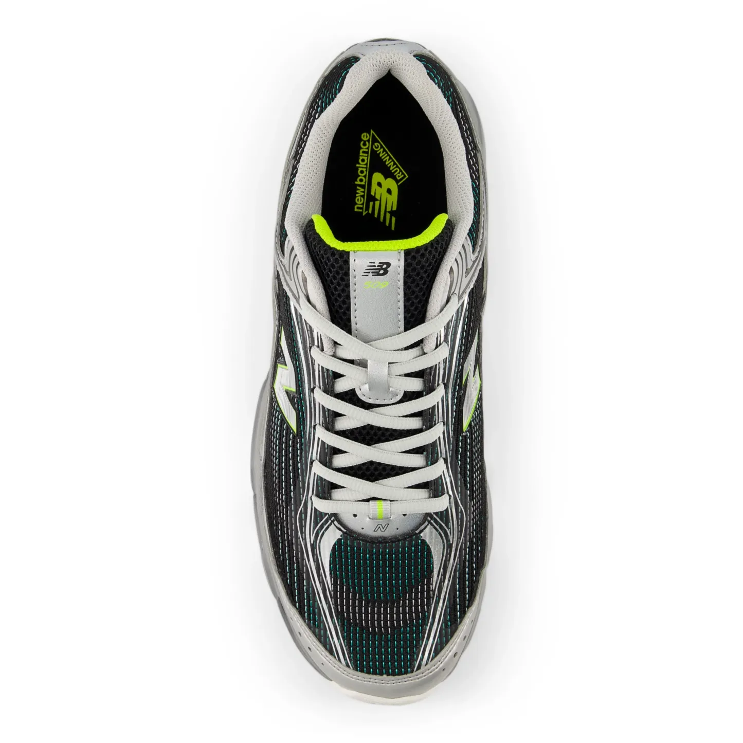 509 – SILVER METALLIC with DEEP END and ALKALINE GREEN