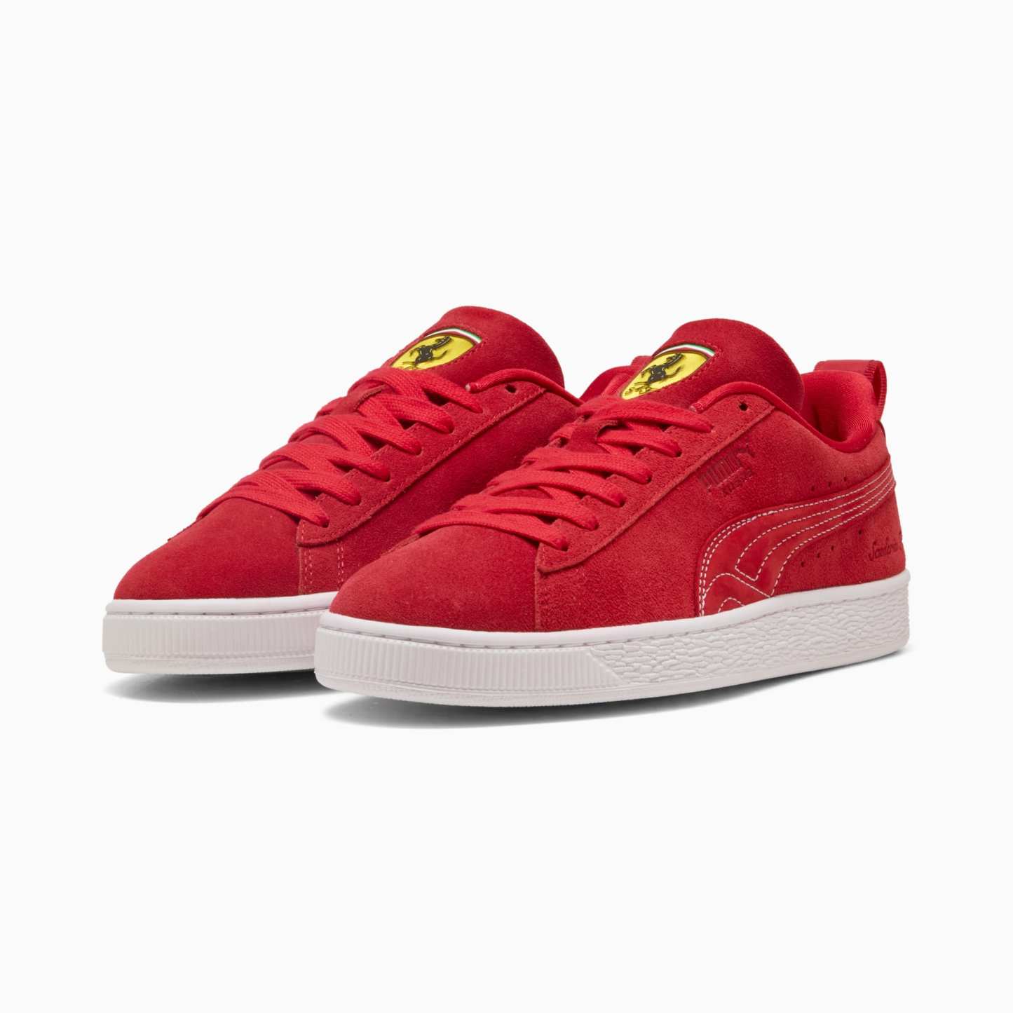 Ferrari Suede OG Sneakers Unisex – Rosso Corsa-PUMA White