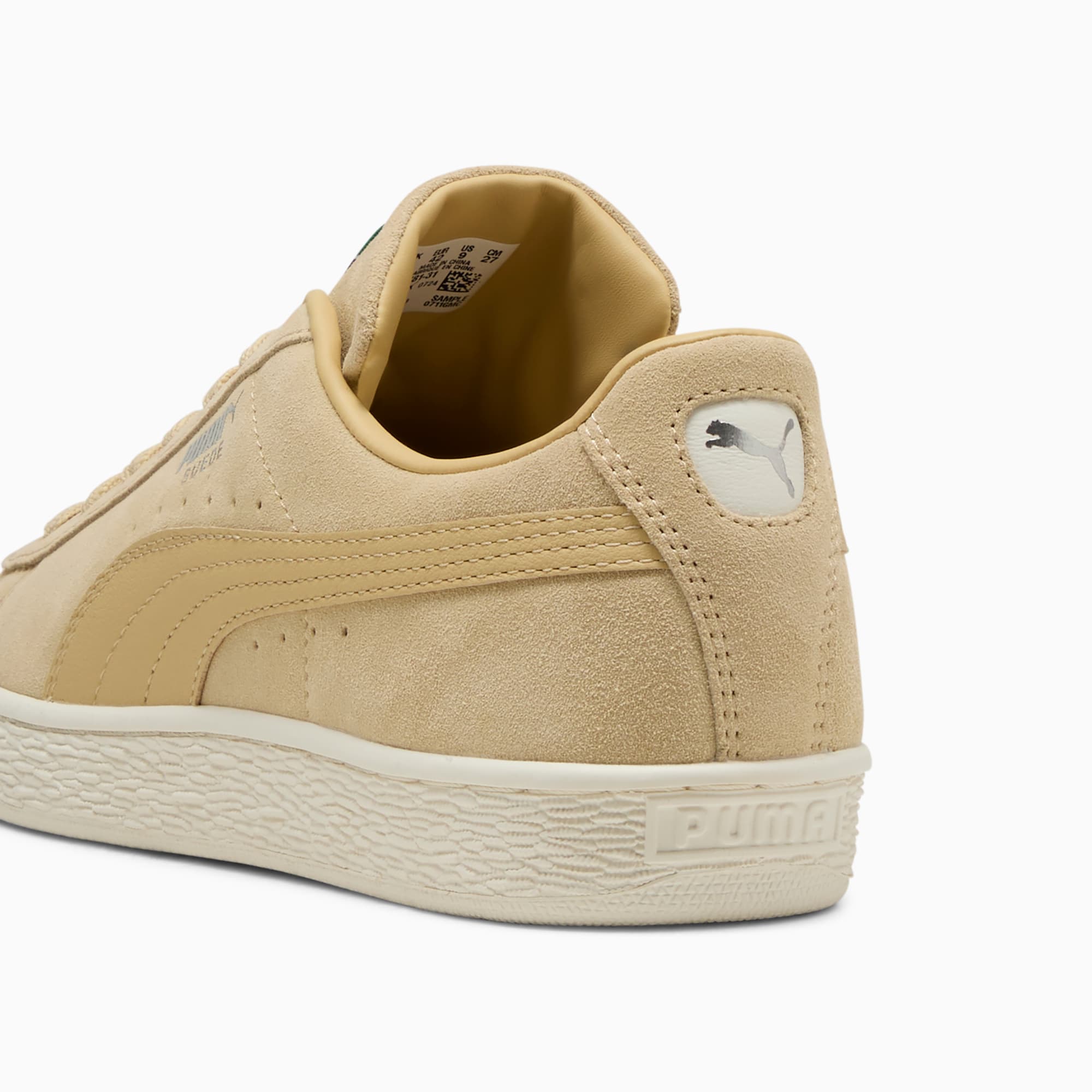 Suede Classic Sneakers Unisex – Pebble Path-Warm White