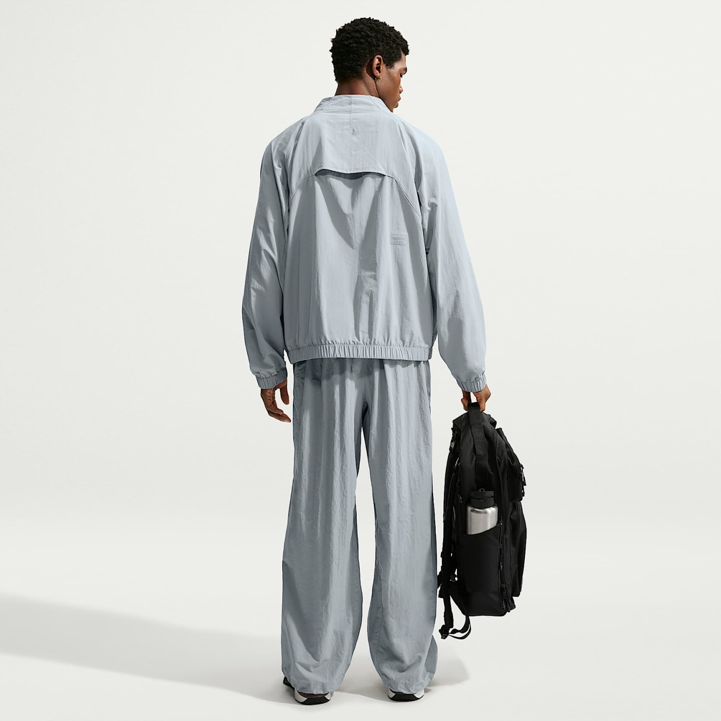 Nike Men's N.A.C. Dri-FIT Oversized Full-Zip Woven Jacket – Light Smoke Grey/Light Smoke Grey