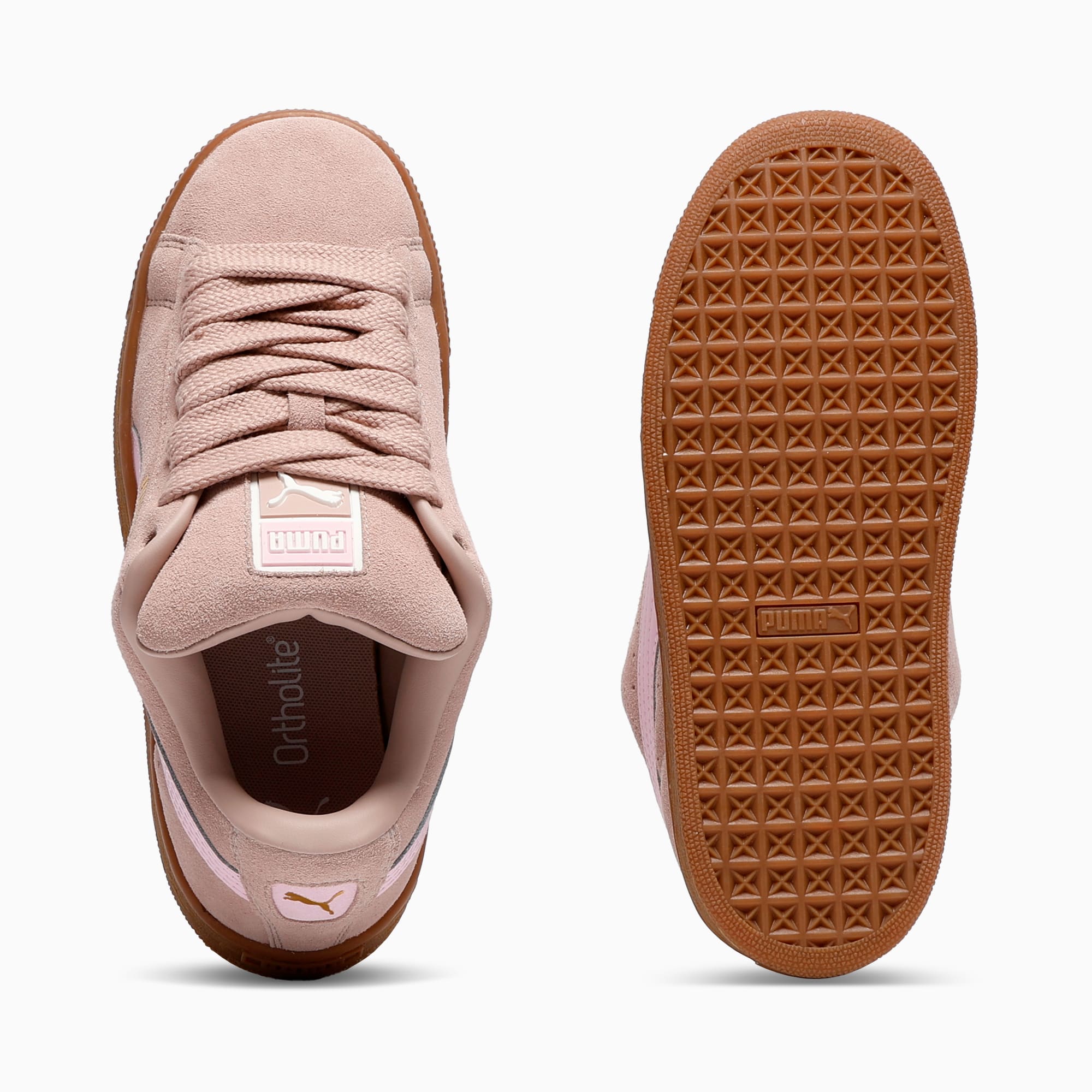 Suede XL Youth Sneakers – Rose Latte-Pearl Pink