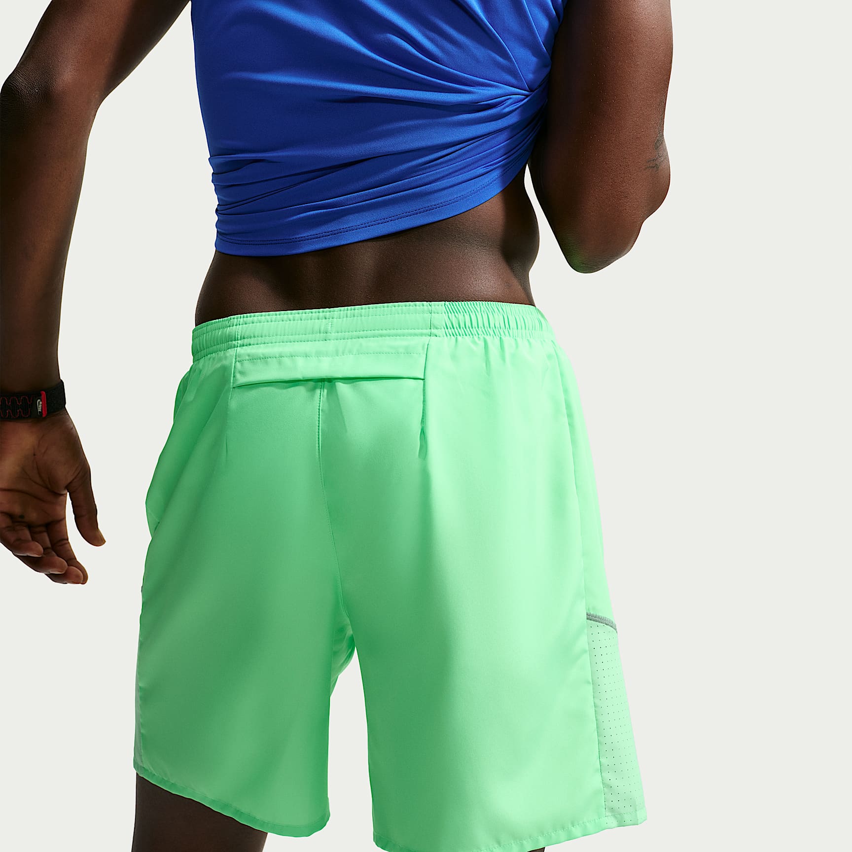 Nike Miler Men's Dri-FIT 18cm (approx.) Brief-Lined Running Shorts – Illusion Green/Cucumber Calm