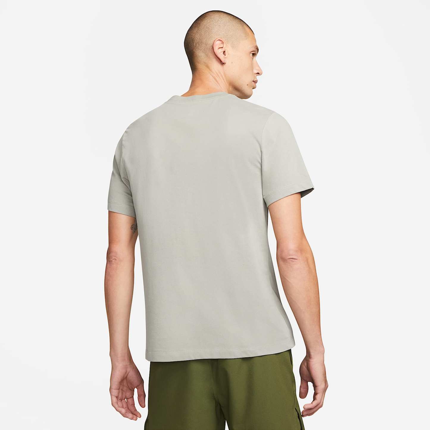Nike Dri-FIT Men's Fitness T-Shirt – Light Army/Black
