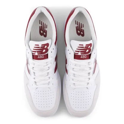 480 – White with Burgundy