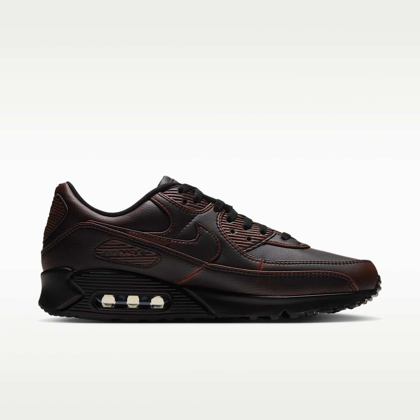 Nike Air Max 90 Premium Men's Shoes – Black/Cinnamon/Black