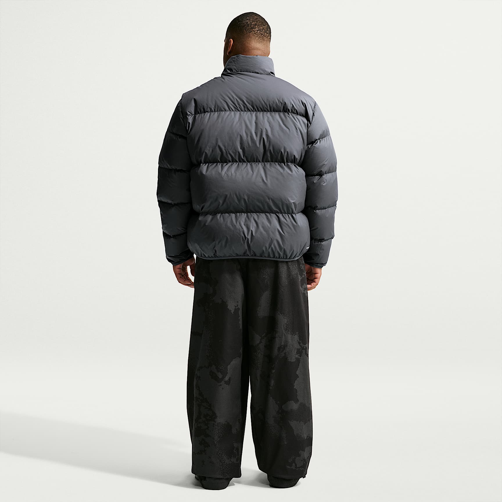 Nike Sportswear Club Men's Therma-FIT Down Puffer Jacket – Iron Grey/White