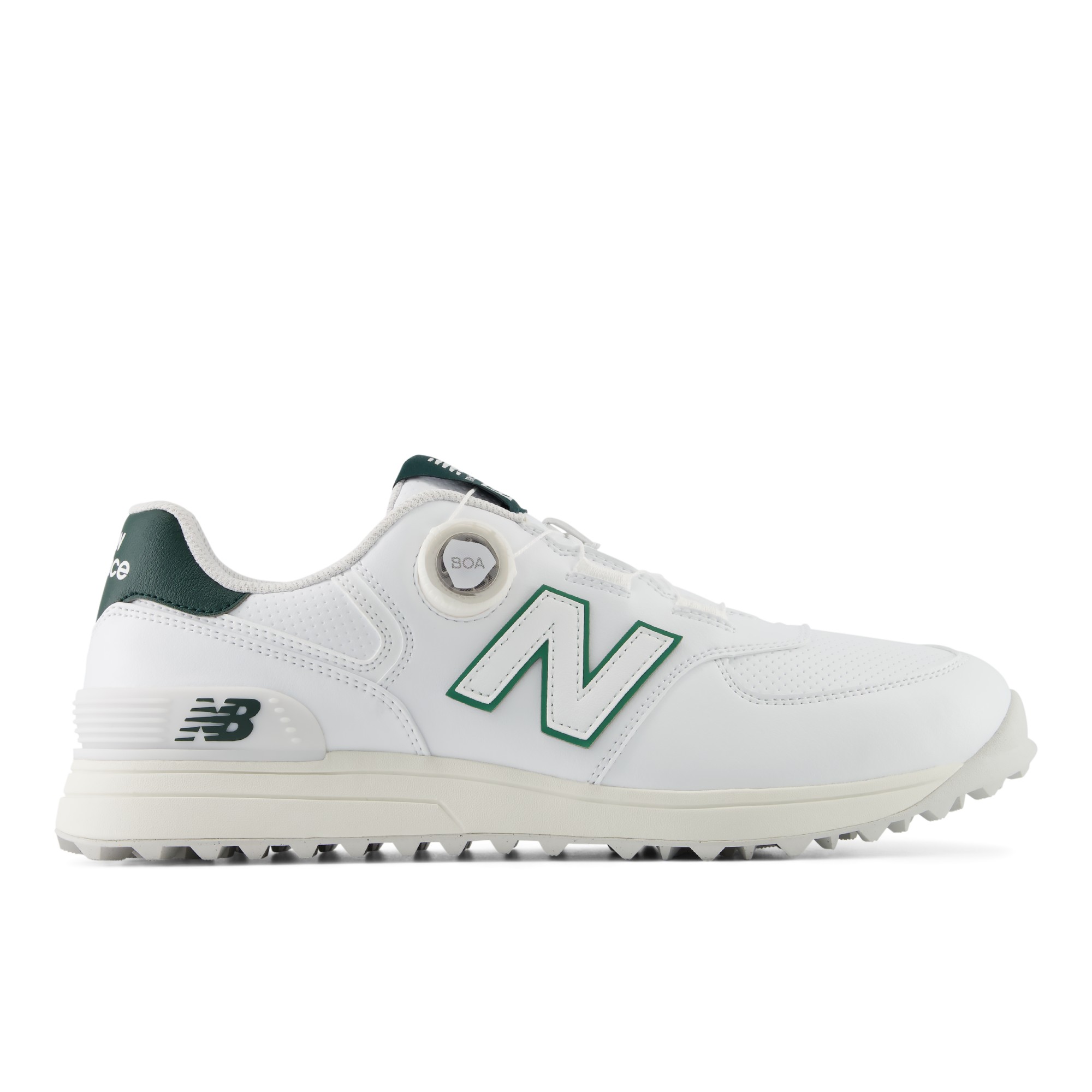 Golf 574 v4 BOA® – WHITE with NORDIC GREEN and OUTFIELD