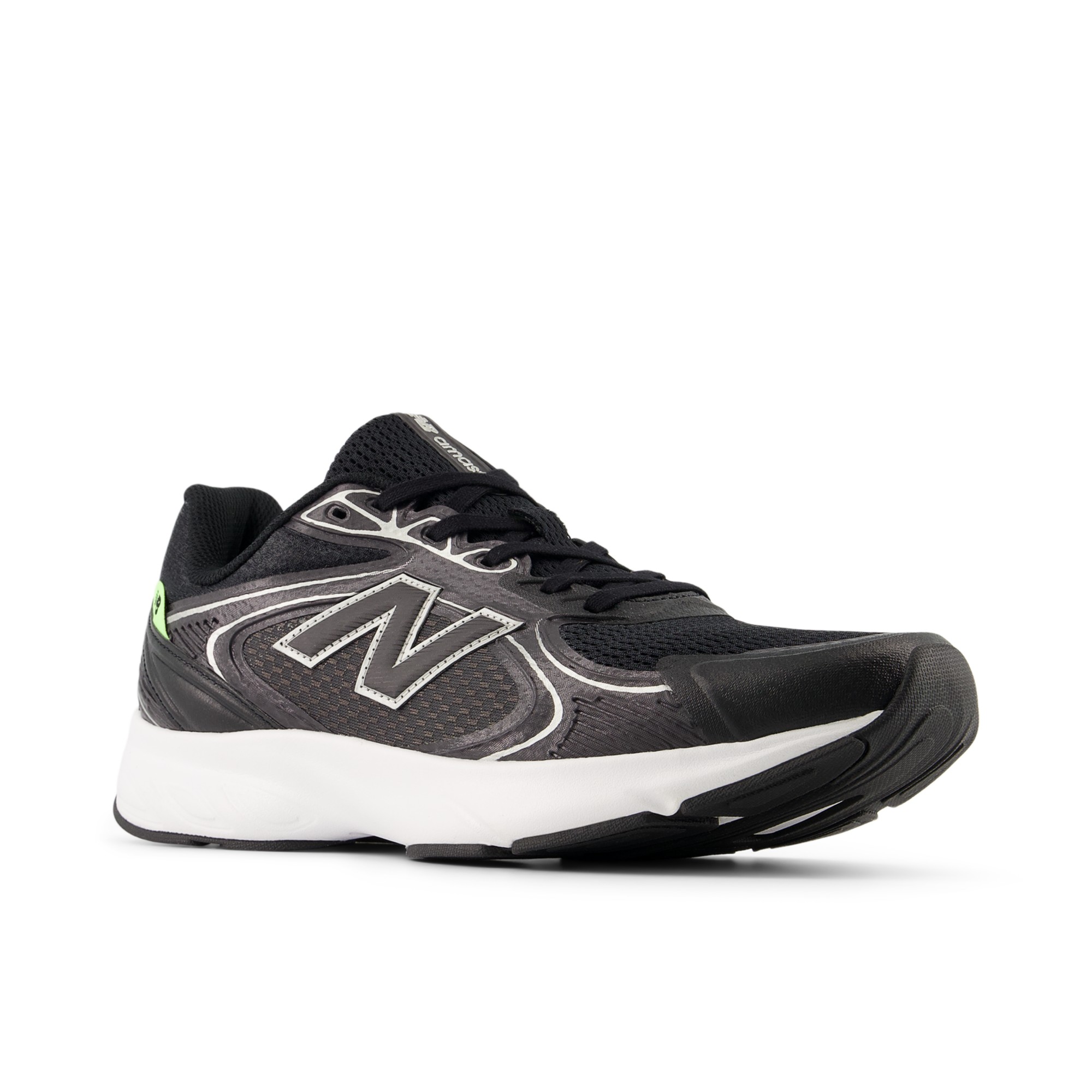 Fresh Foam Amaste – BLACK with SILVER METALLIC and AFTERGLOW