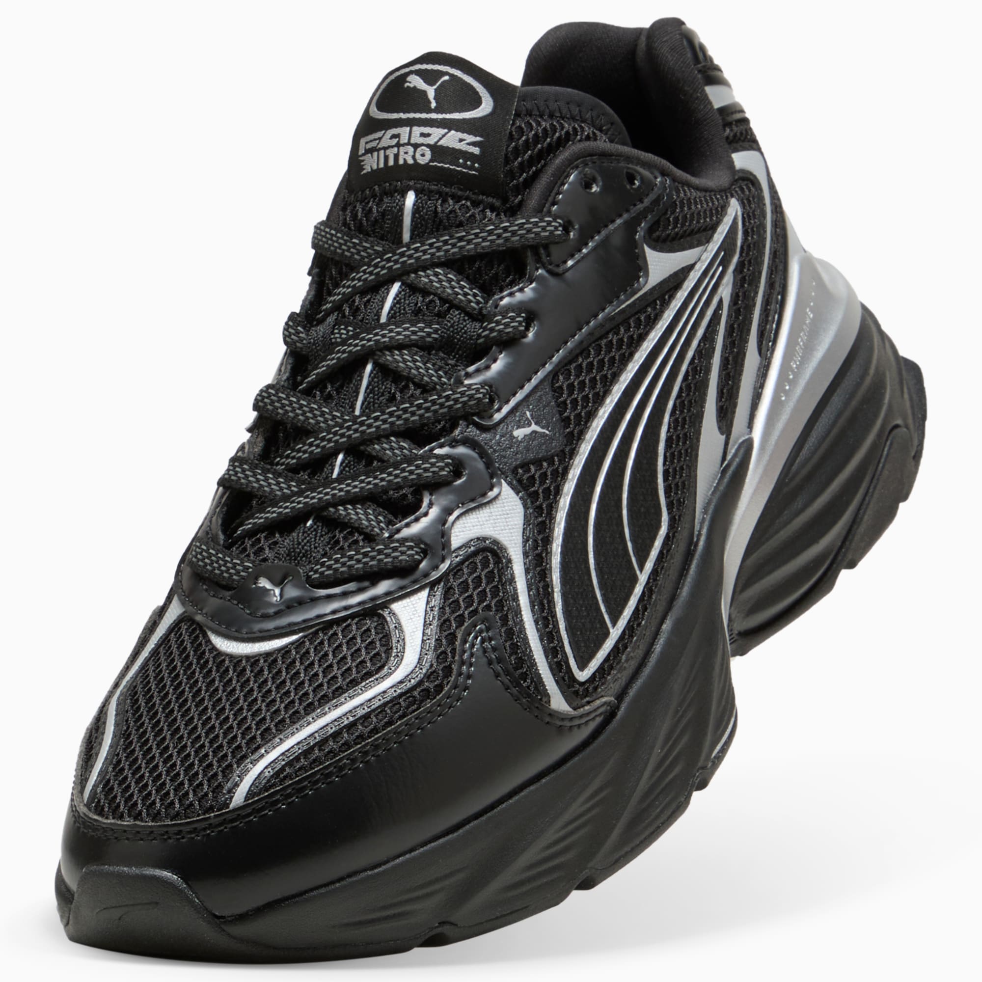 Fade LS Y2K Sneakers Unisex – PUMA Black-PUMA Silver