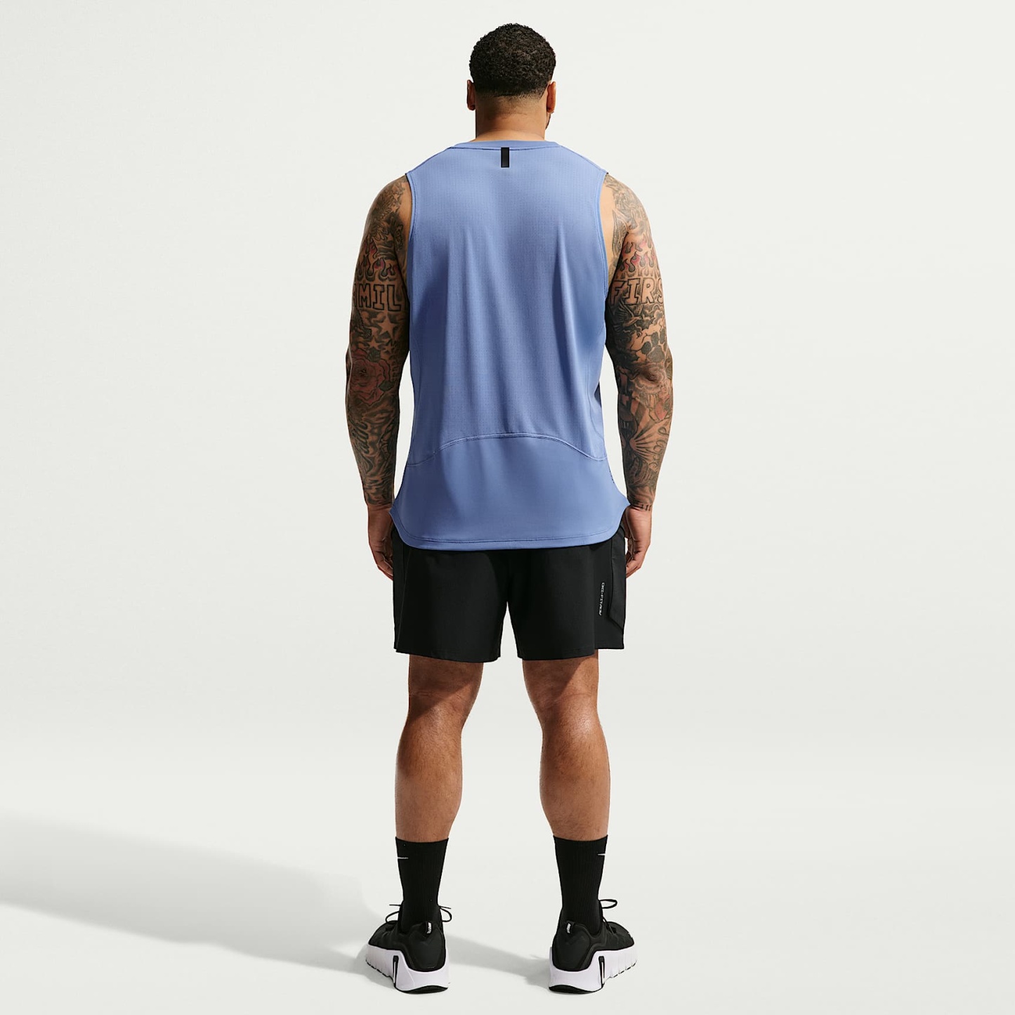 Nike Pro Men's Dri-FIT Training Tank – Indigo Storm/Black
