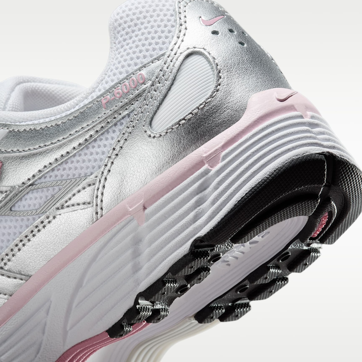 Nike P-6000 Women's Shoes – White/Elemental Pink/Black/Metallic Silver