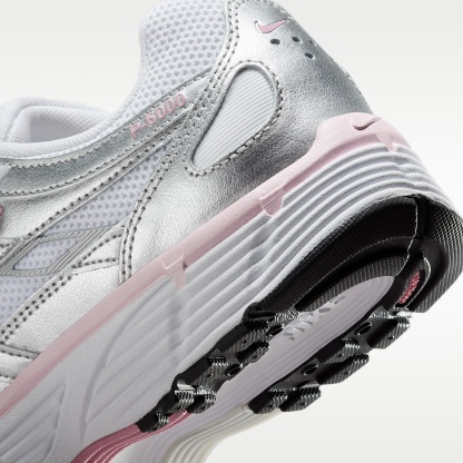 Nike P-6000 Women's Shoes – White/Elemental Pink/Black/Metallic Silver