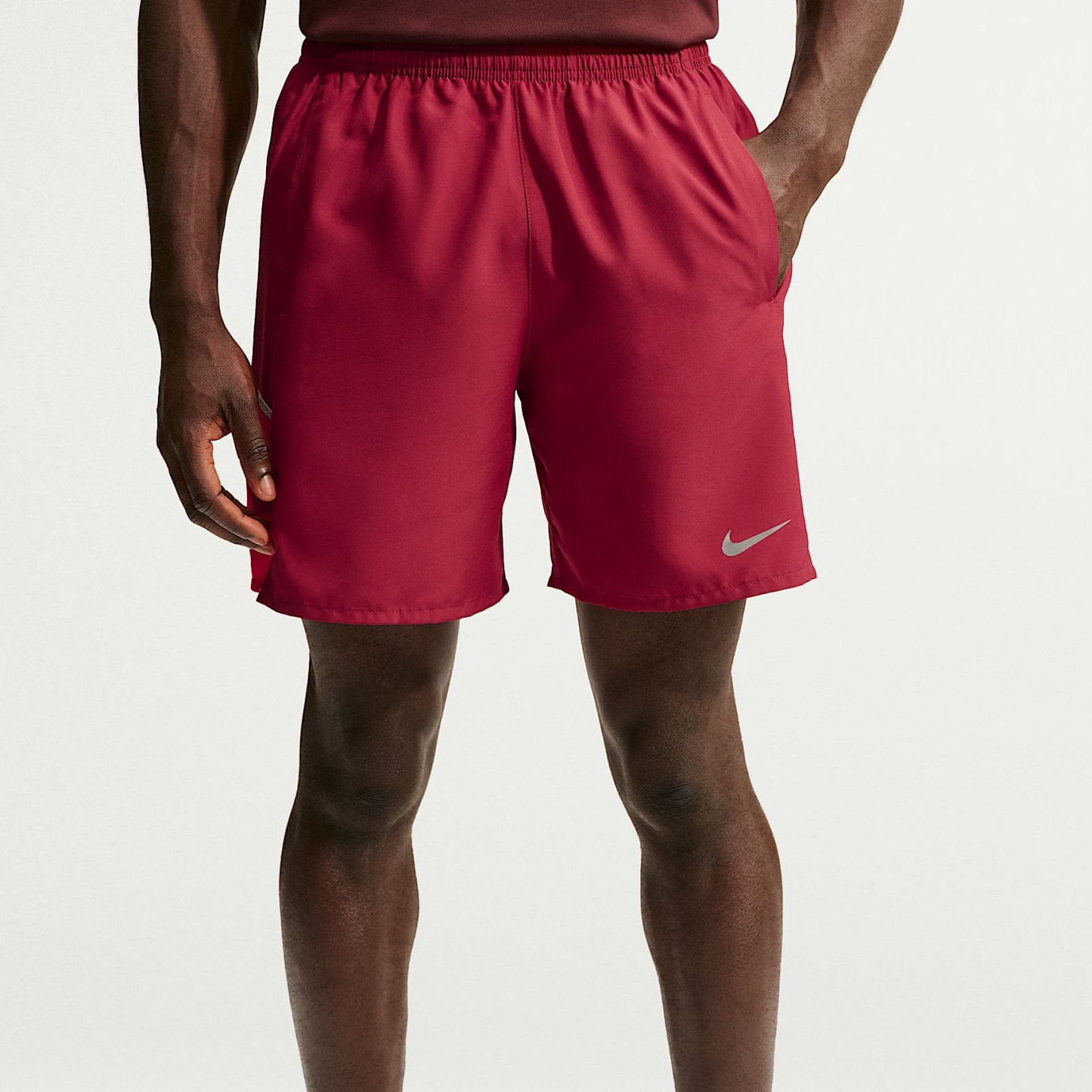 Nike Miler Men's Dri-FIT 18cm (approx.) Brief-Lined Running Shorts – Tough Red/Sport Red