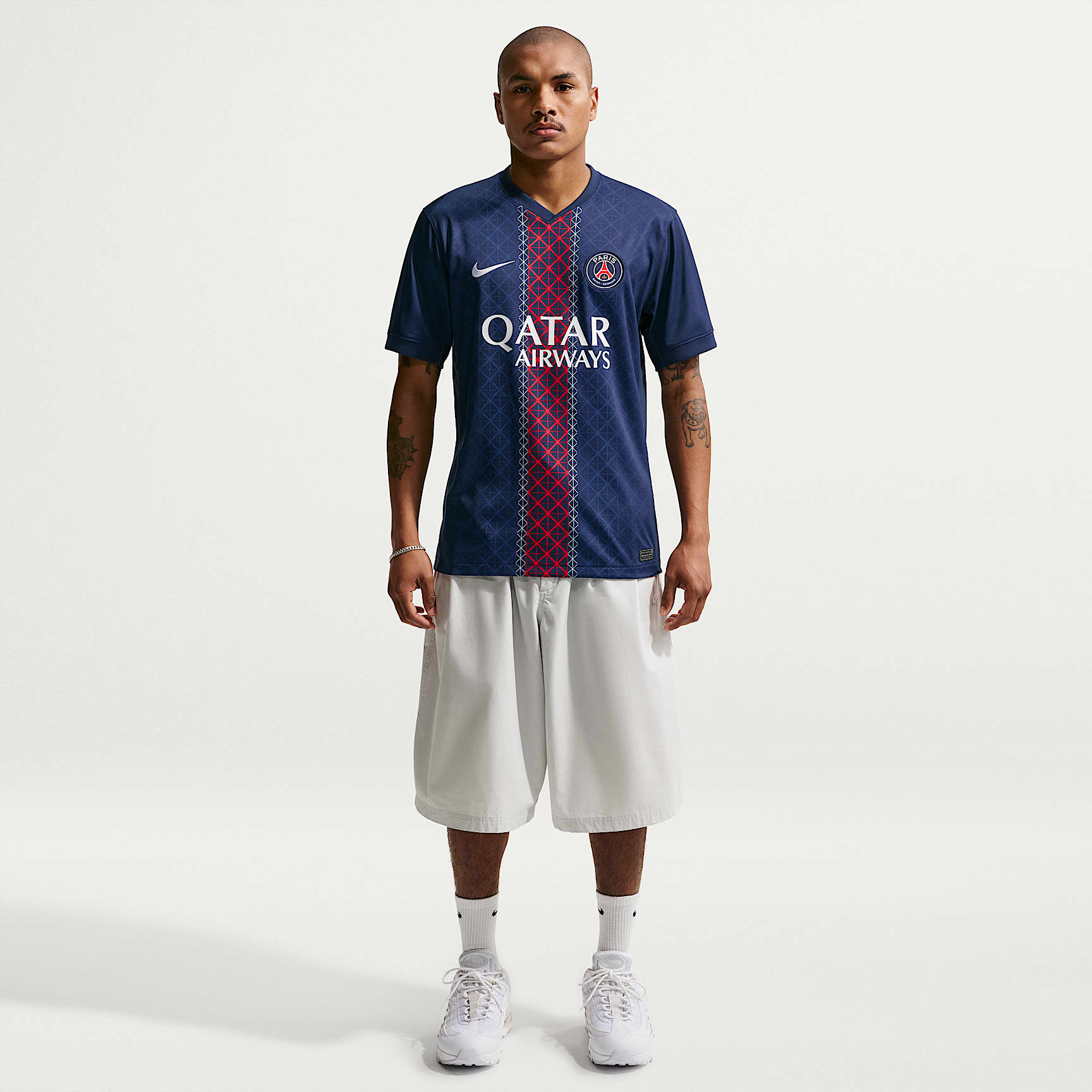 Paris Saint-Germain 2025/26 Stadium Home Men's Nike Dri-FIT Football Replica Shirt – Midnight Navy/Midnight Navy/White