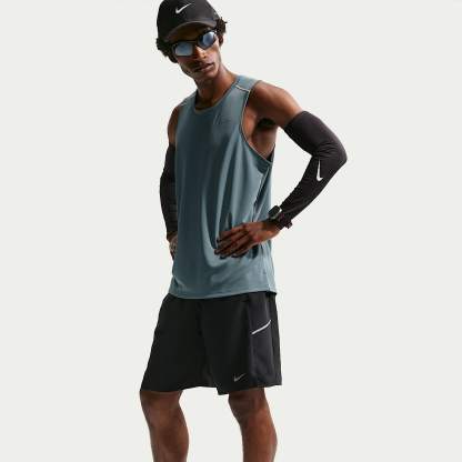 Nike Miler Men's Dri-FIT 23cm (approx.) Unlined Running Shorts – Black/Black