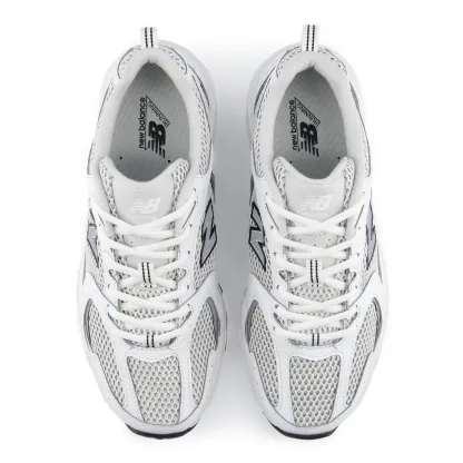 530 – WHITE with SILVER METALLIC and BLACK