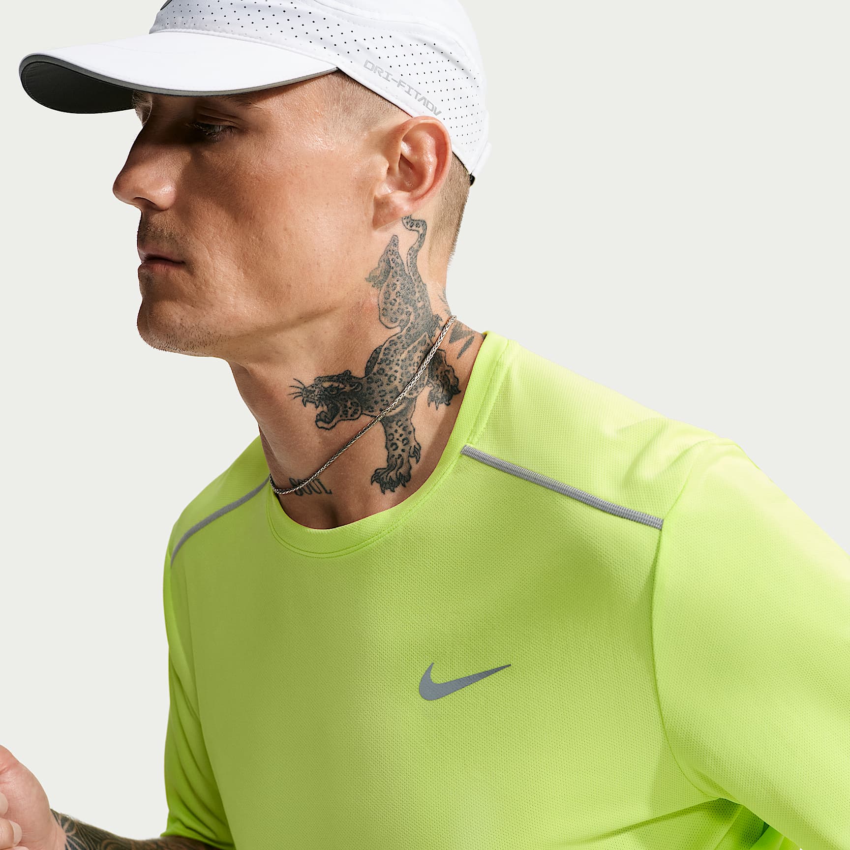 Nike Miler Men's Dri-FIT Short-Sleeve Running Top – Light Lemon Twist