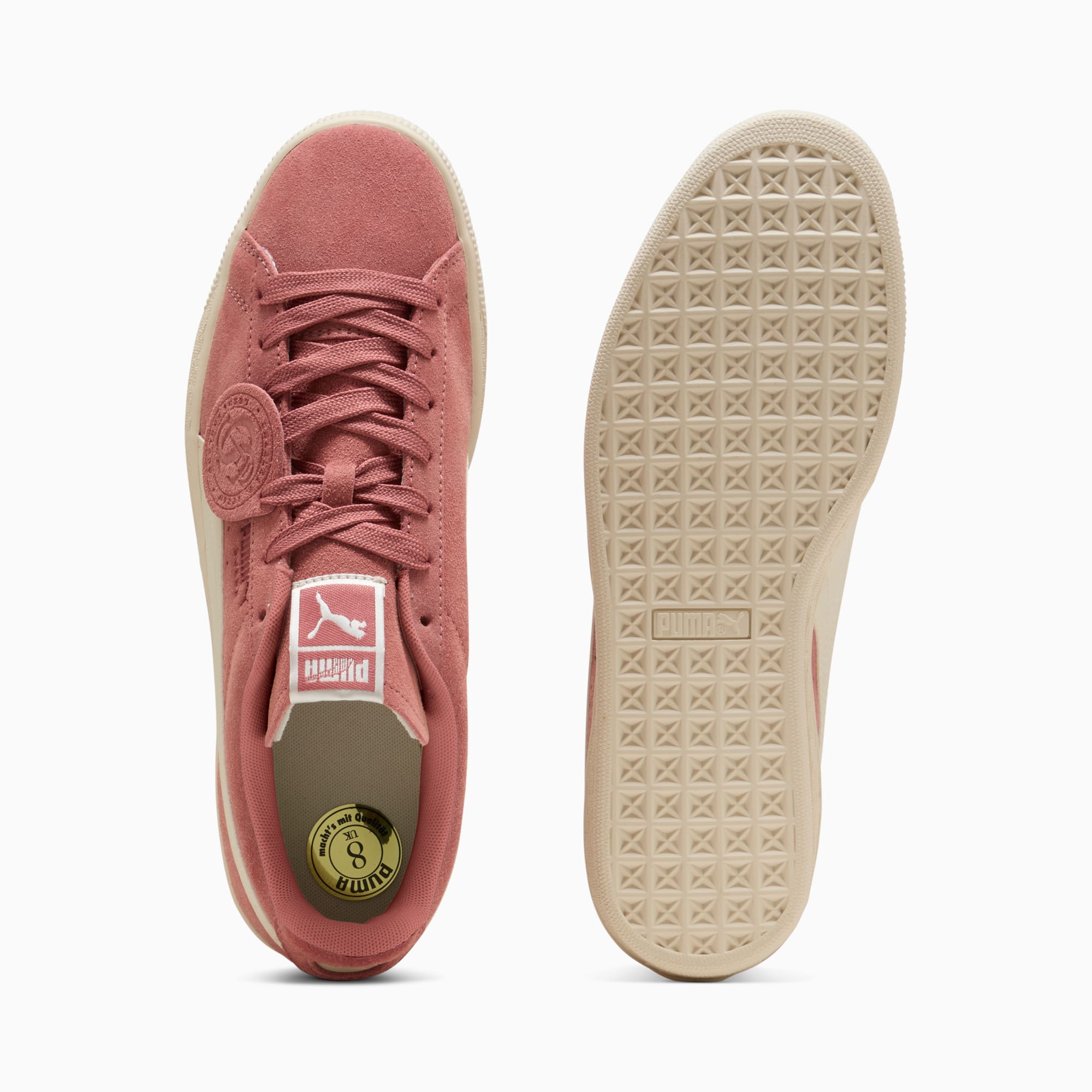 Suede Charles F. Stead VI Sneakers Unisex – Deeva Peach-Alpine Snow