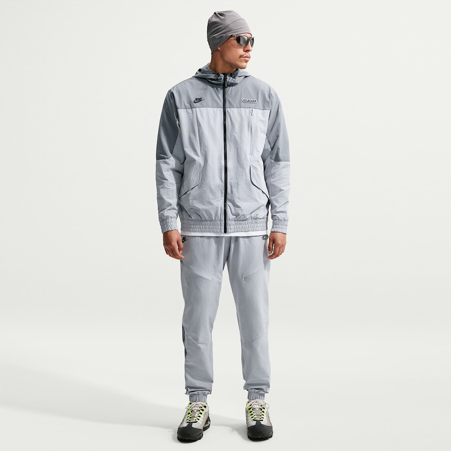 Nike Air Max Men's Woven Jacket – Wolf Grey/Cool Grey/Black