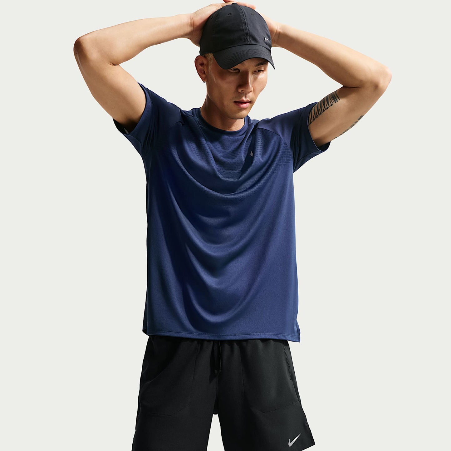 Nike Stride Men's Dri-FIT 18cm (approx.) Briefs-Lined Running Shorts – Black