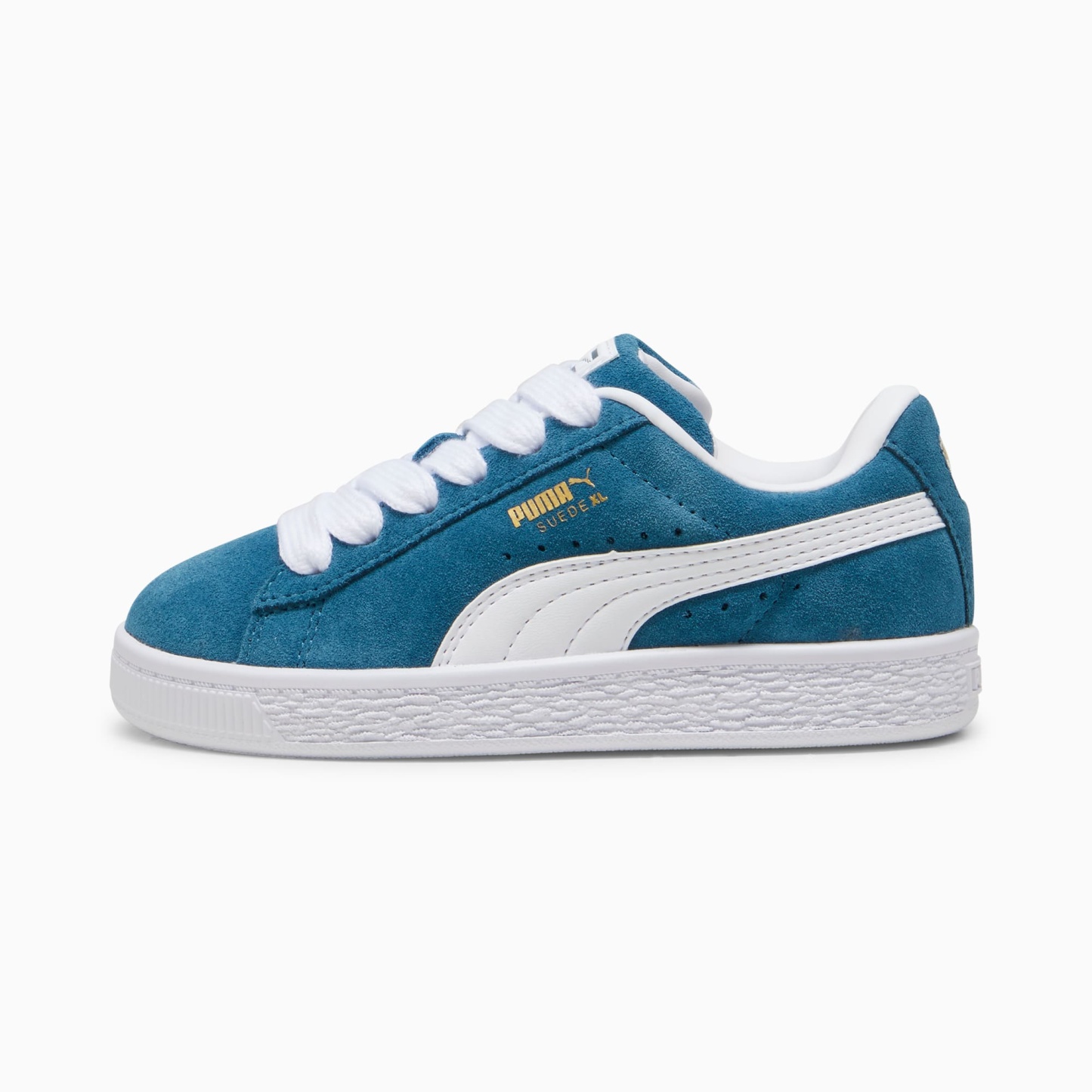 Suede XL Kids' Sneakers – Ocean Tropic-Warm White
