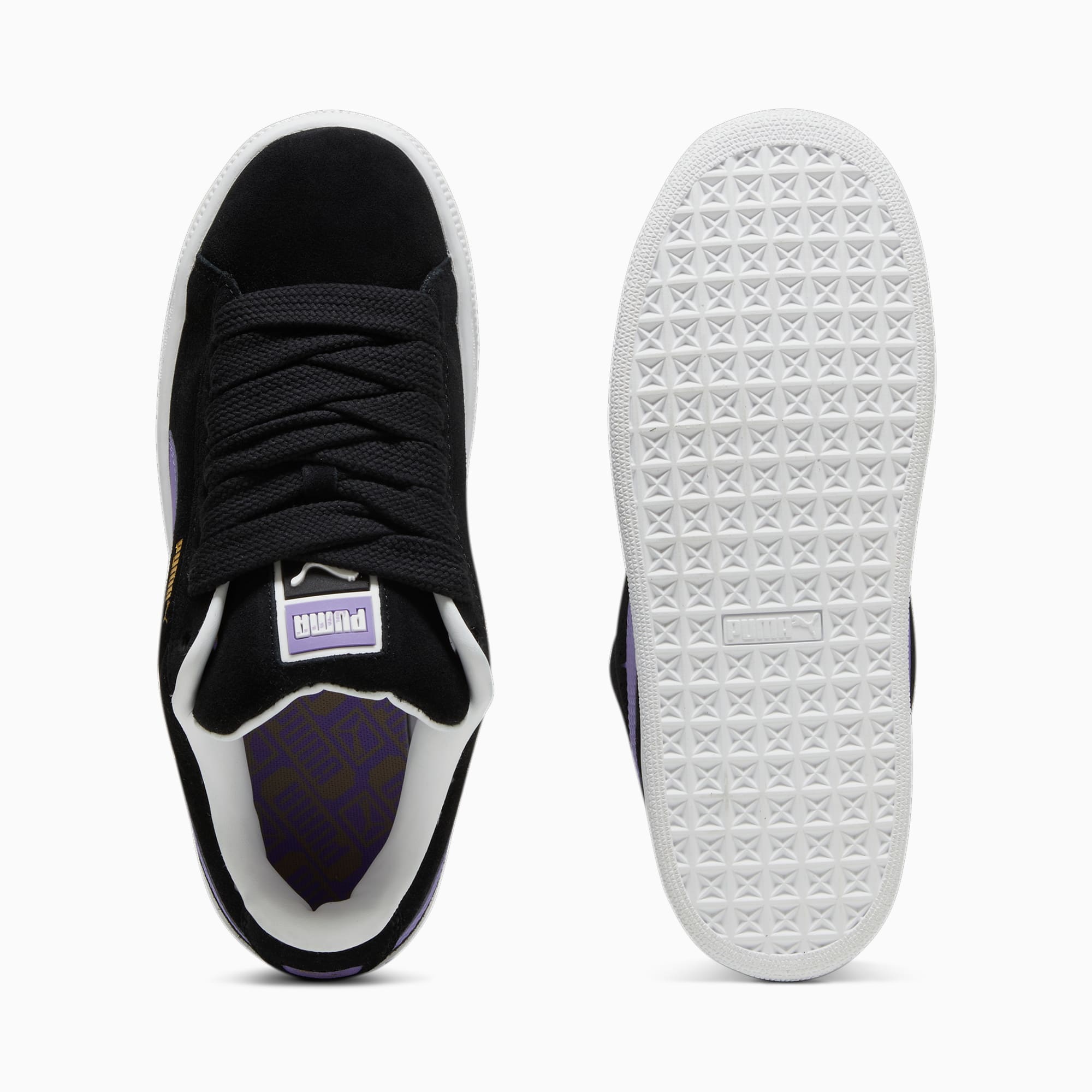 Suede XL Sneakers Unisex – PUMA Black-Lavender Alert
