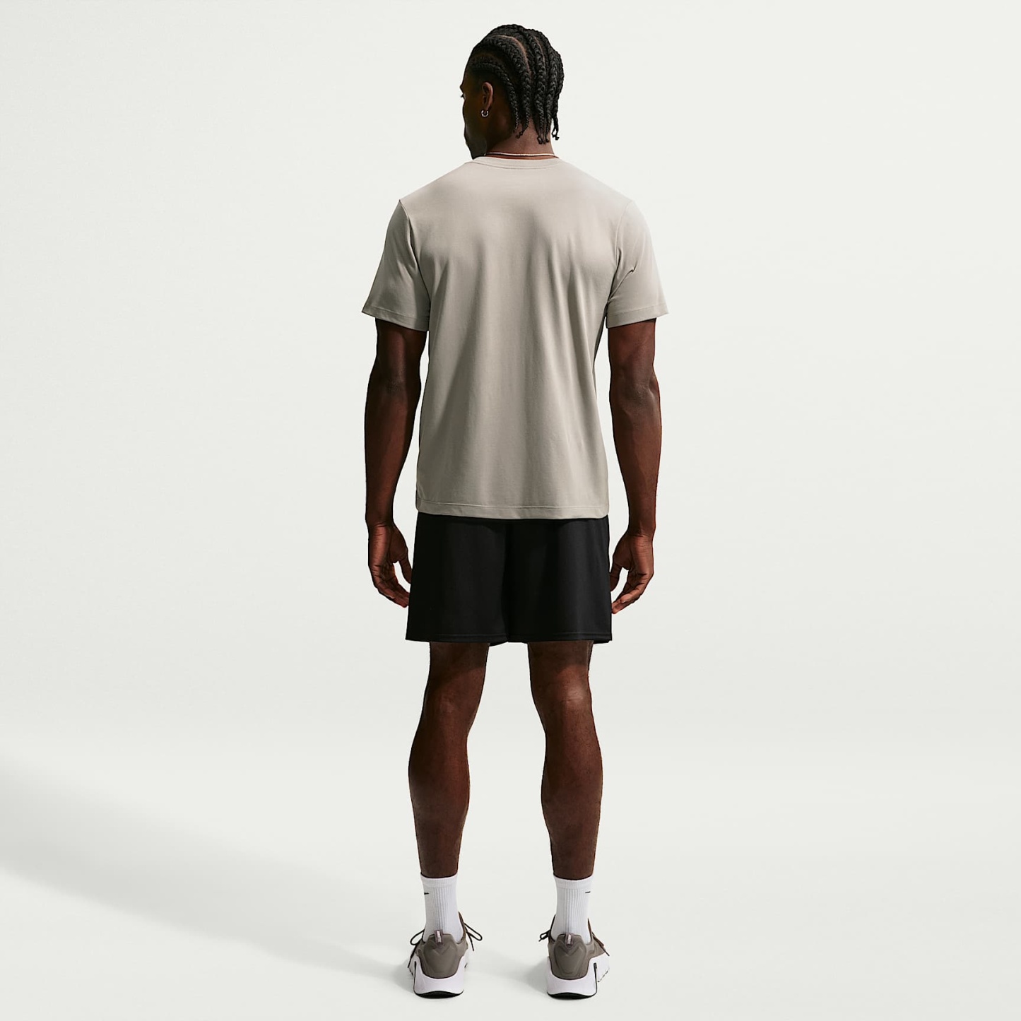 Nike Dri-FIT Men's Fitness T-Shirt – Light Army/Black