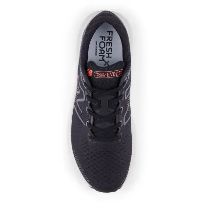 Fresh Foam X Evoz ST v1 – Black with Grey Matter and Urgent Red