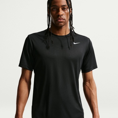 Nike Men's Dri-FIT Training T-Shirt – Black/Matte Silver