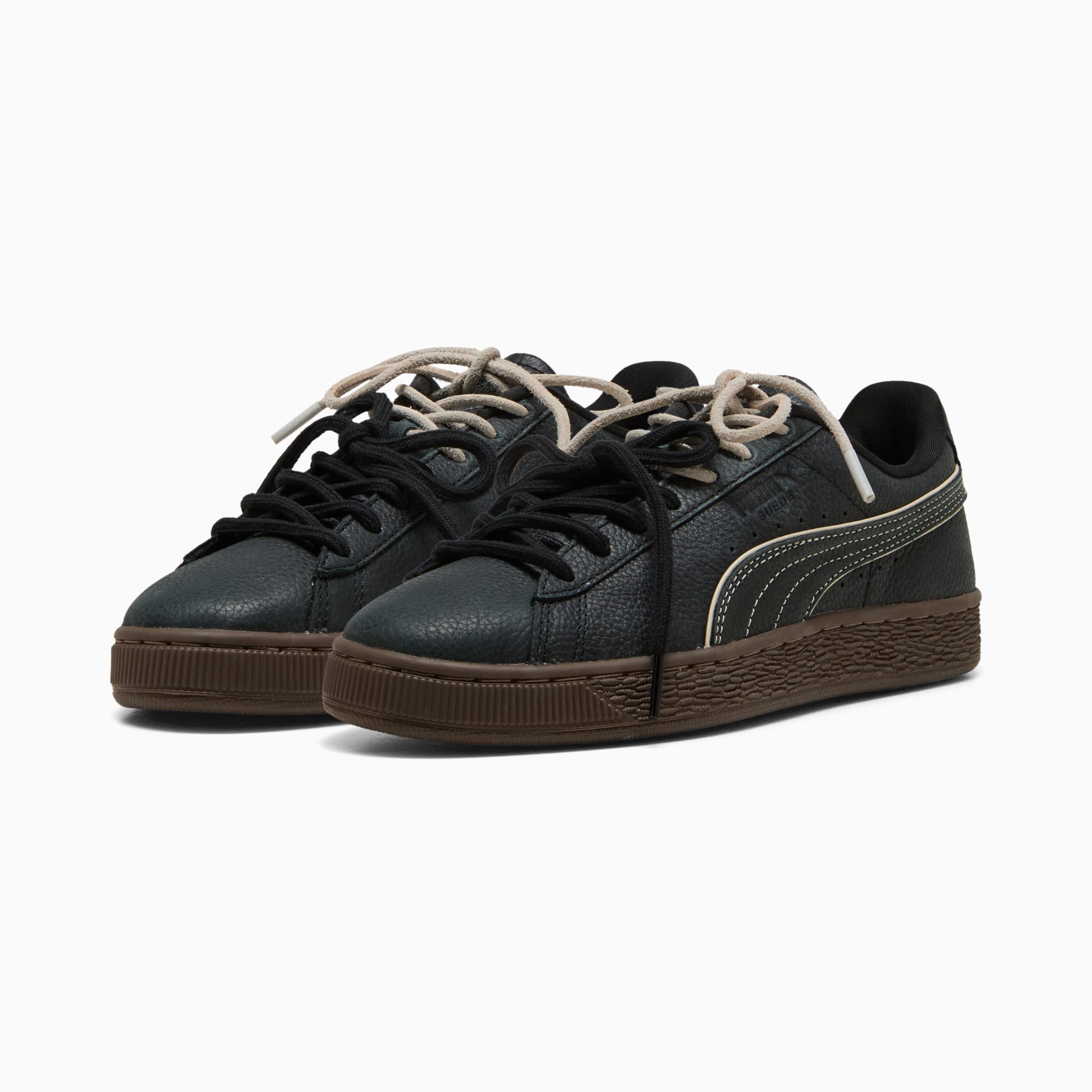Suede Bloom Dress-Up Sneakers Women – PUMA Black-Chocolate