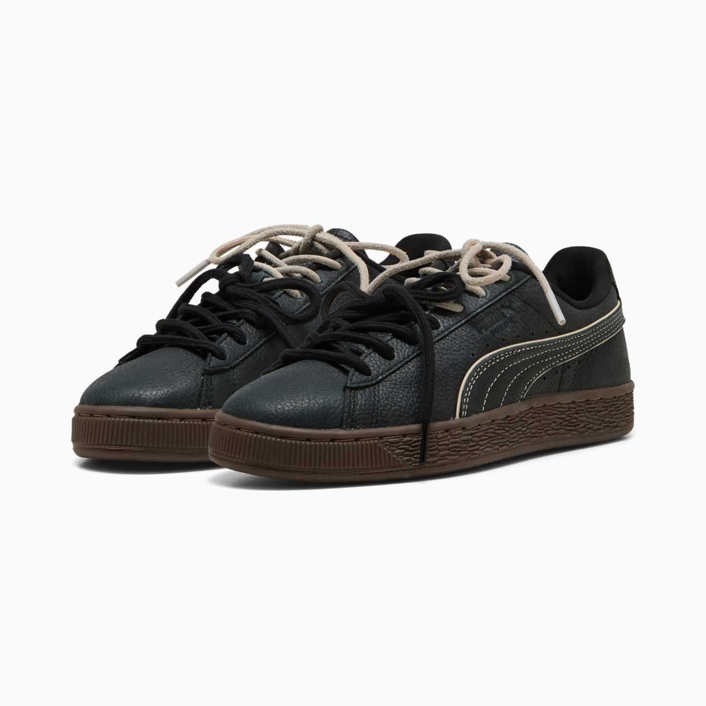 Suede Bloom Dress-Up Sneakers Women – PUMA Black-Chocolate