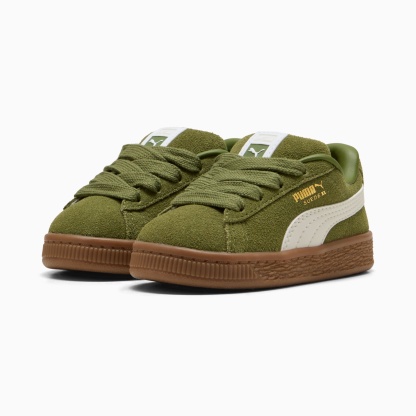 Suede XL Toddlers' Sneakers – Olive Green-Vapor Gray