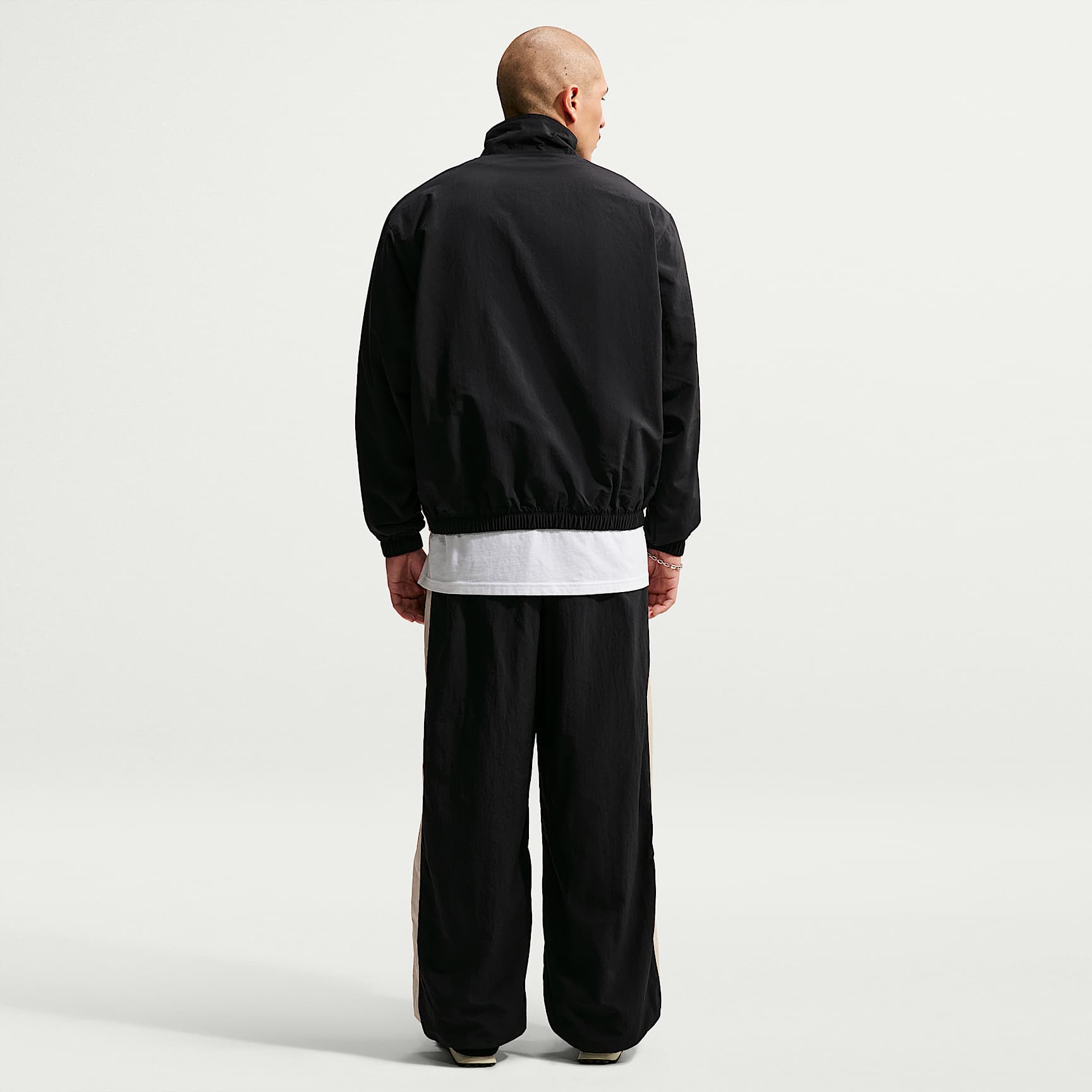 Nike Club Men's 1/2-Zip Jacket – Black/Sand Drift/Sand Drift