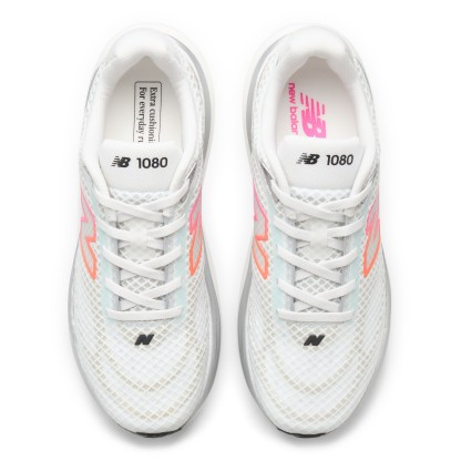 1080v15 Breathe – WHITE with PINK HEAT and TANGERINE HEAT