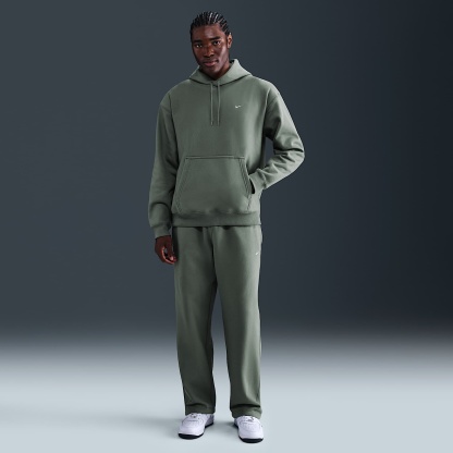 Nike Solo Swoosh Men's Pullover Hoodie – Clay Green/Clay Green/White