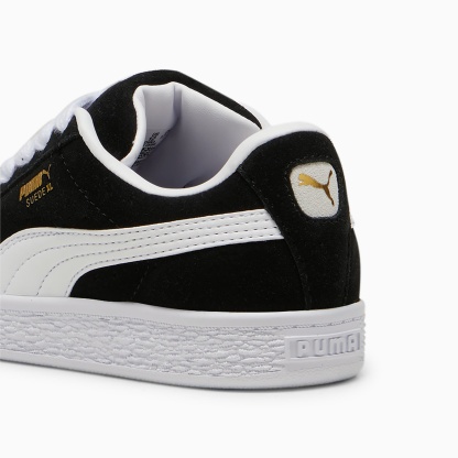 Suede XL Kids' Sneakers – PUMA Black-PUMA White
