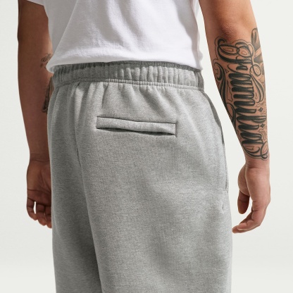 Nike Solo Fleece Men's Cuffed Trousers – Dark Grey Heather/Sail