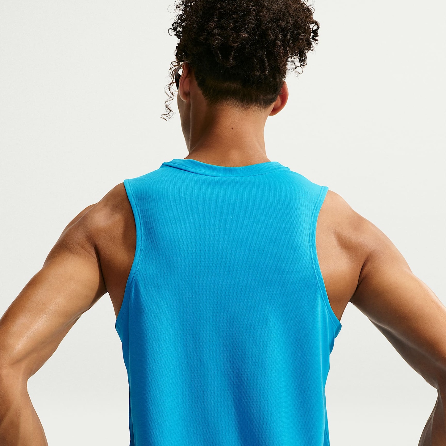 Nike Miler Men's Dri-FIT Running Tank Top – Light Current Blue
