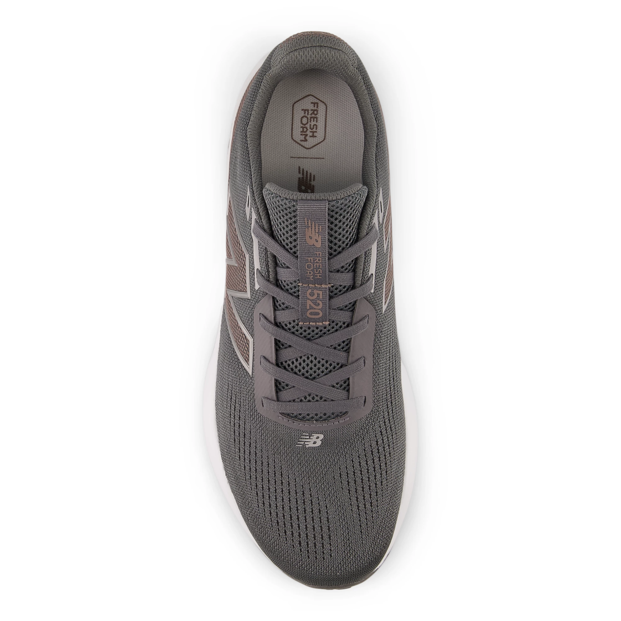 Fresh Foam 520 v9 – Castlerock with Earth Shadow and Urgent Red