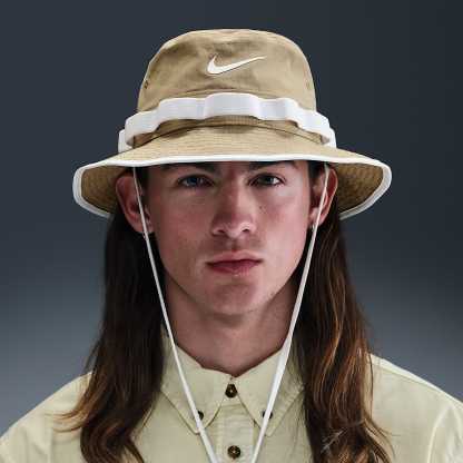 Nike Apex Dri-FIT Bucket Hat – Parachute Beige/White/Anthracite/White