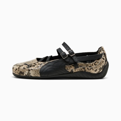 Speedcat Ballet Snake Print Sneakers Women – PUMA Black-Vapor Gray