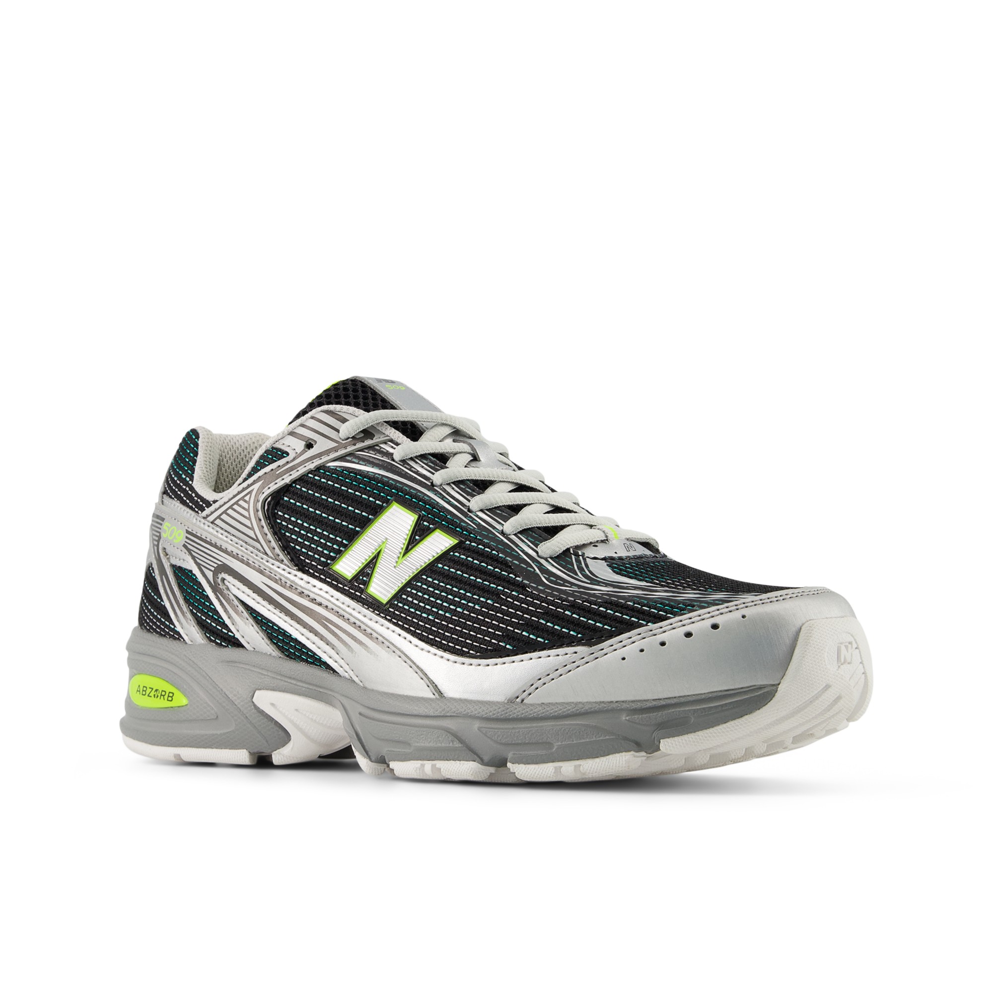 509 – SILVER METALLIC with DEEP END and ALKALINE GREEN