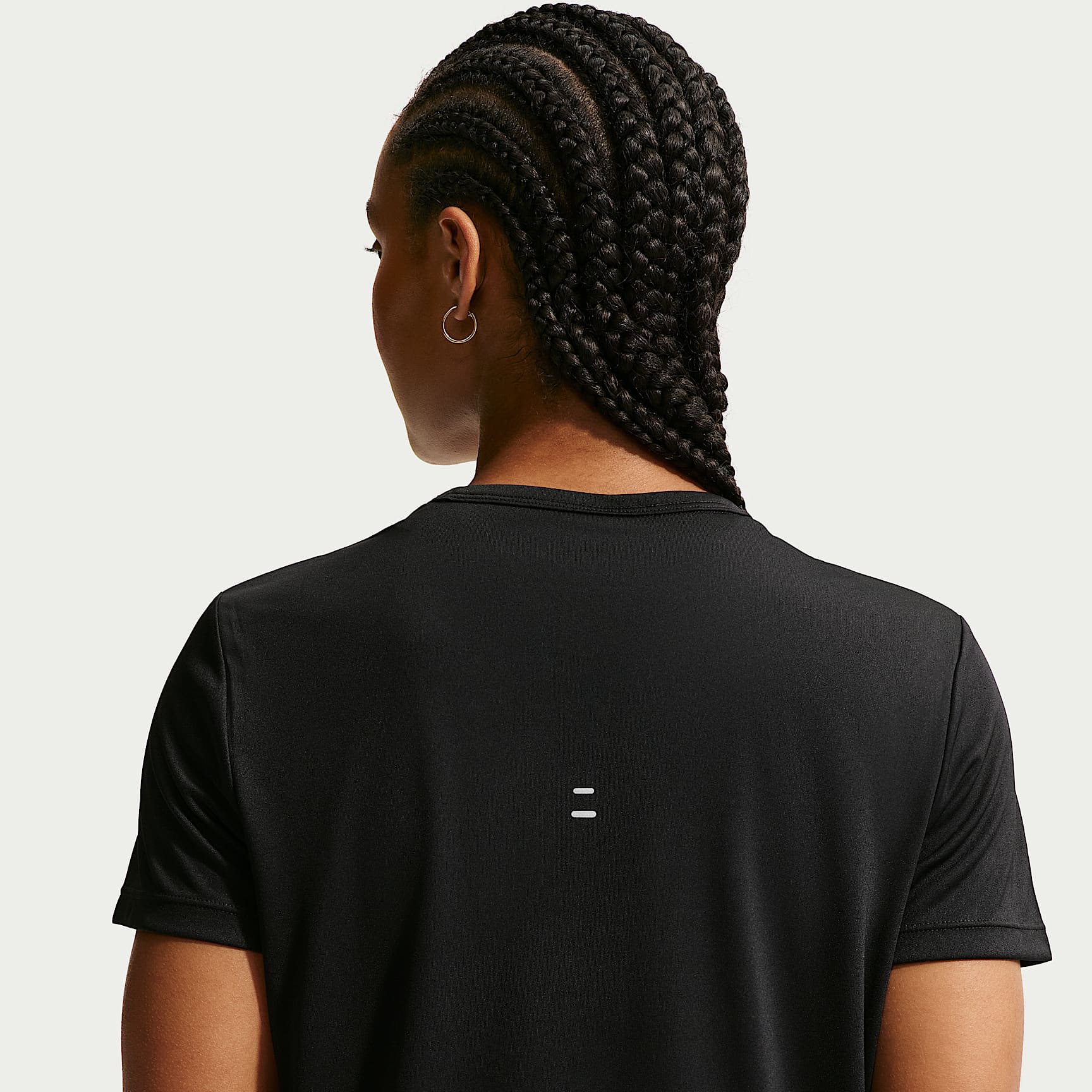 Nike Tempo Women's Dri-FIT Short-Sleeve Running Top – Black