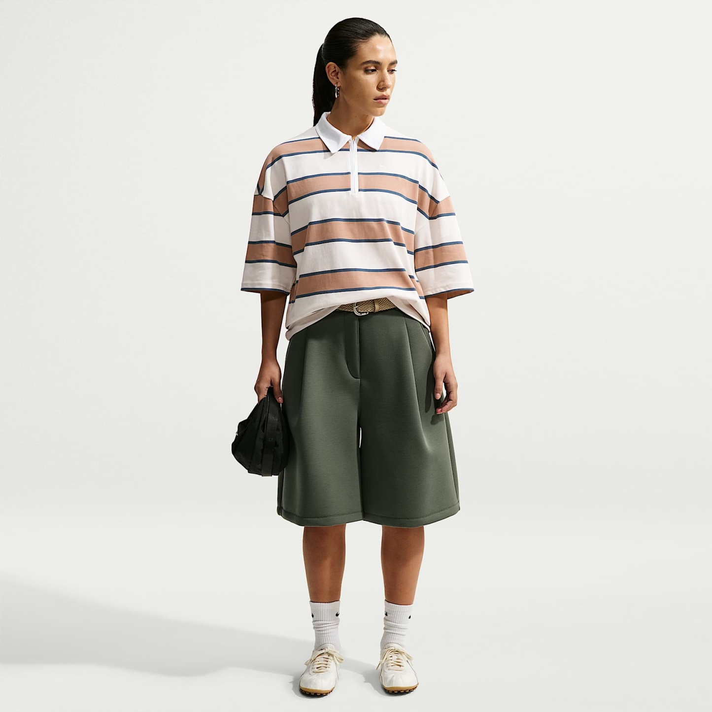 Nike Sportswear Women's Polo – Pale Ivory/Hemp/Thunder Blue