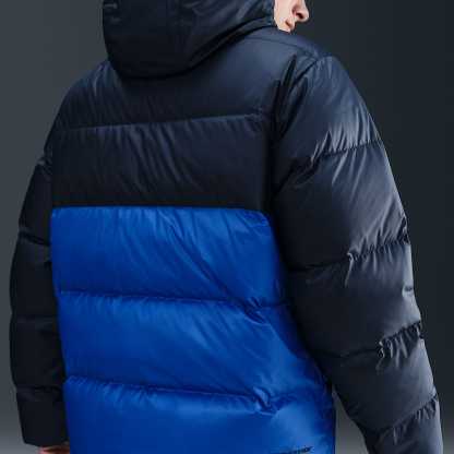 Nike Windrunner Men's Down Jacket – Obsidian/Game Royal/White